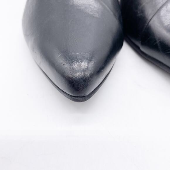 Paul Green Women's Black Leather Block Heel Dress Shoes Size UK 5, US 7.5 - Picture 12 of 13